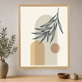 Wallity Cc-D-Ah-1044 Pintura Decorativa en Lienzo enmarcada 70 x 95 cm